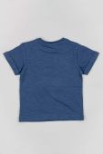 Дитяча бавовняна футболка zippy колір синій з принтом (3118448)