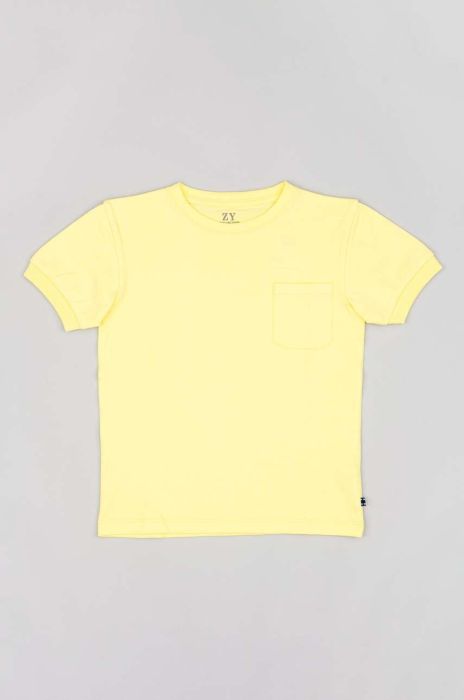 Дитяча футболка zippy колір жовтий з принтом Дитяча футболка zippy колір жовтий з принтом