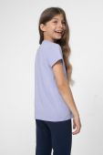 Дитяча бавовняна футболка 4F колір фіолетовий з принтом (3107576) Дитяча бавовняна футболка 4F колір фіолетовий з принтом (3107576)