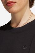 Бавовняна футболка adidas Originals IC5277 колір чорний однотонна IC5277-black