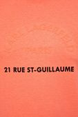 Бавовняна футболка Karl Lagerfeld колір помаранчевий з принтом Бавовняна футболка Karl Lagerfeld колір помаранчевий з принтом