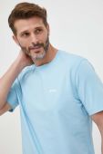 Футболка BOSS BOSS GREEN чоловіча з аплікацією колір блакитний (3350109) Футболка BOSS BOSS GREEN чоловіча з аплікацією колір блакитний (3350109)