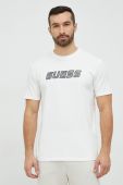 Футболка Guess чоловічий колір білий з принтом (2880167) Футболка Guess чоловічий колір білий з принтом (2880167)