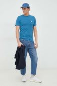 Футболка Guess чоловічий колір синій однотонний (2880183) Футболка Guess чоловічий колір синій однотонний (2880183)