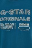 Бавовняна футболка G-Star Raw колір зелений з принтом (2809964) Бавовняна футболка G-Star Raw колір зелений з принтом (2809964)