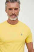 Бавовняна футболка Polo Ralph Lauren колір жовтий однотонний (3323135) Бавовняна футболка Polo Ralph Lauren колір жовтий однотонний (3323135)
