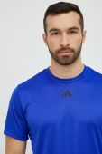Тренувальна футболка adidas Performance HIIT Base однотонна колір блакитний