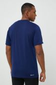 Тренувальна футболка adidas Performance Training Essentials колір синій з принтом Тренувальна футболка adidas Performance Training Essentials колір синій з принтом