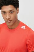 Бігова футболка adidas Performance Designed 4 Running колір червоний однотонна Бігова футболка adidas Performance Designed 4 Running колір червоний однотонна