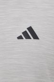 Тренувальна футболка adidas Performance Training Essential колір сірий меланж Тренувальна футболка adidas Performance Training Essential колір сірий меланж