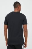 Бавовняна футболка adidas колір чорний з аплікацією (2902743) Бавовняна футболка adidas колір чорний з аплікацією (2902743)