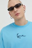 Бавовняна футболка Karl Kani з аплікацією 6037300-light.blue колір блакитний