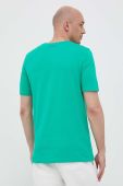 Бавовняна футболка Puma колір зелений однотонний 535587-02