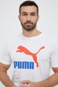Бавовняна футболка Puma колір білий з принтом (3015795)