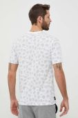 Бавовняна футболка Puma колір білий візерунок Бавовняна футболка Puma колір білий візерунок
