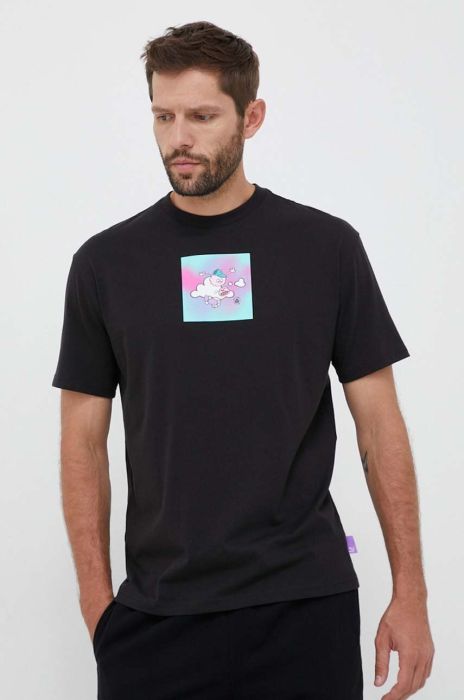 Бавовняна футболка Puma X 8ENJAMIN колір чорний з принтом (3331298) Бавовняна футболка Puma X 8ENJAMIN колір чорний з принтом (3331298)