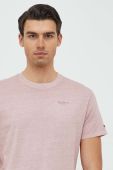 Бавовняна футболка Pepe Jeans Jacko колір рожевий меланж Бавовняна футболка Pepe Jeans Jacko колір рожевий меланж