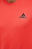 Тренувальна футболка adidas Performance Designed for Movement колір червоний однотонна Тренувальна футболка adidas Performance Designed for Movement колір червоний однотонна