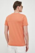 Бавовняна футболка Pepe Jeans Richme колір помаранчевий з принтом