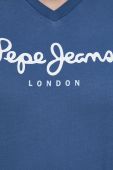 Бавовняна футболка Pepe Jeans Eggo колір синій з принтом (2967792) Бавовняна футболка Pepe Jeans Eggo колір синій з принтом (2967792)