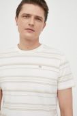 Бавовняна футболка Pepe Jeans Rick колір бежевий візерунок Бавовняна футболка Pepe Jeans Rick колір бежевий візерунок