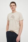 Бавовняна футболка Pepe Jeans Richmond колір бежевий з принтом (3178902)