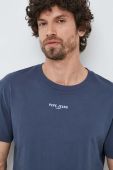 Бавовняна футболка Pepe Jeans Raevon колір синій з принтом Бавовняна футболка Pepe Jeans Raevon колір синій з принтом