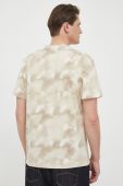 Бавовняна футболка Pepe Jeans Rickie колір бежевий візерунок Бавовняна футболка Pepe Jeans Rickie колір бежевий візерунок