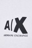 Бавовняна футболка Armani Exchange колір білий з принтом (2941229) Бавовняна футболка Armani Exchange колір білий з принтом (2941229)
