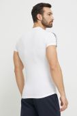 Футболка лаунж Emporio Armani Underwear колір білий з аплікацією Футболка лаунж Emporio Armani Underwear колір білий з аплікацією