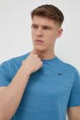 Тренувальна футболка Reebok колір бірюзовий меланж Тренувальна футболка Reebok колір бірюзовий меланж