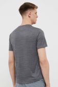 Тренувальна футболка Reebok колір сірий меланж Тренувальна футболка Reebok колір сірий меланж