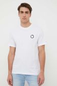 Бавовняна футболка Trussardi колір білий з принтом (2941269) Бавовняна футболка Trussardi колір білий з принтом (2941269)