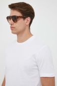Бавовняна футболка Trussardi колір білий однотонний (3192171) Бавовняна футболка Trussardi колір білий однотонний (3192171)