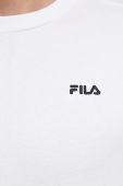 Бавовняна футболка Fila колір білий однотонний