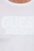 Бавовняна футболка Guess колір білий з аплікацією (2980981) Бавовняна футболка Guess колір білий з аплікацією (2980981)