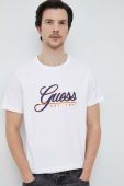 Бавовняна футболка Guess колір білий з аплікацією (3104814) Бавовняна футболка Guess колір білий з аплікацією (3104814)