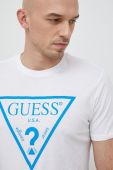 Бавовняна футболка Guess колір білий з принтом (2980996) Бавовняна футболка Guess колір білий з принтом (2980996)