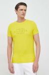 Бавовняна футболка Tommy Hilfiger колір жовтий з принтом