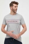 Бавовняна футболка Tommy Hilfiger колір сірий з принтом (3266128)