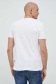 Бавовняна футболка Sisley колір білий однотонний (2936889)