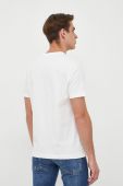 Бавовняна футболка United Colors of Benetton колір білий з принтом (3189140)