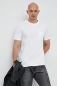 Бавовняна футболка United Colors of Benetton колір білий однотонний (2934062)
