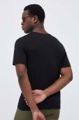 Бавовняна футболка United Colors of Benetton колір чорний однотонний (3300708) Бавовняна футболка United Colors of Benetton колір чорний однотонний (3300708)