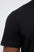 Бавовняна футболка United Colors of Benetton колір чорний однотонний (3300708) Бавовняна футболка United Colors of Benetton колір чорний однотонний (3300708)