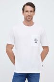 Бавовняна футболка BOSS BOSS ORANGE колір білий з принтом (3149822)