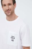 Бавовняна футболка BOSS BOSS ORANGE колір білий з принтом (3149822)