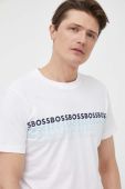 Бавовняна футболка BOSS BOSS GREEN колір білий з принтом (3130424) Бавовняна футболка BOSS BOSS GREEN колір білий з принтом (3130424)