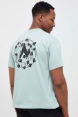 Бавовняна футболка Marmot колір бірюзовий з принтом Бавовняна футболка Marmot колір бірюзовий з принтом