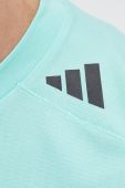Тренувальна футболка adidas Performance Designed 4 Training колір бірюзовий однотонна